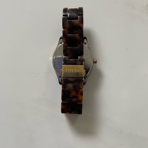 Fossil Stella Multifunction Tortoise Resin Watch - Picture 4 of 13